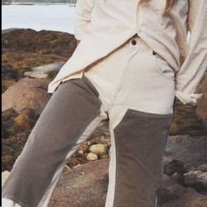 Rudy Jude Color block Utility Jeans -Sage size 2